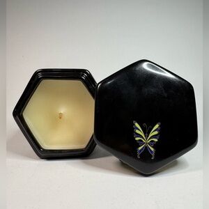 1991 Bob Mackie Masquerade Rare Hexagonal Butterfly Candle (Never Used)